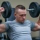 seated Arnold press
